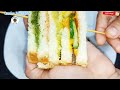 No Mayo No Curd Multi Layer Sandwich | How To Make Party Starters At Home | by kanha ji ki rasoi