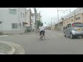 Bike commute in Osaka Japan