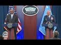 WATCH LIVE: Austin and Joint Chiefs Chair Brown hold news briefing at Pentagon