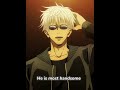 Gojo Handsome Status 🔥 First class | Anime edit | #shorts #gojo #jujutsukaisen #anime
