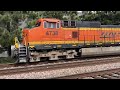 Santa Fe Springs Foamfest 2024! Ft, BNSF 6111 and LOTS of horn action!