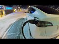 Tesla Supercharging in Extreme Cold