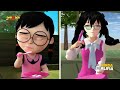 Tiru Aksi Upin Ipin Aiya Susanti versi Sakura School Simulator