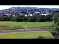 Moulton bike 'fly-past on Arthur's Seat, Edinburgh'