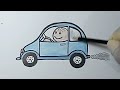 Draw cars easily | learn to draw kindergarten children