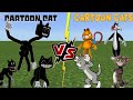 Cartoon Cat VS CURSED Cartoon Cats (Talking Tom, Sylvester, Garfield, Tom) Minecraft PE