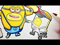 Despicable Me 4 Mega Minions Coloring Page Compilation