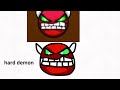 I Drew All Difficulty Faces 😀🙂😐😡😟 | Geometry Dash