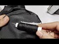 Learn by yourself to fix a hole on clothes invisibly / homemade repair