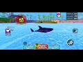 Playing Roblox ‘Be a Shark’