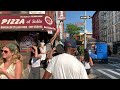 Walking Tour NYC 🗽| Hot Summer Walk in Lower Manhattan & Soho 🌞【4K】