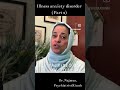 Illness anxiety disorder (Part 2) #kashmir #kashmirmentalhealthawareness #zehenkashmir