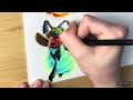 HOW TO DRAW TATTOO FLASH | New School firefly (part 8.2)