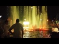 Musical fountains by full moon