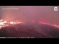 Dashcam Captures Speed Of Bushfire