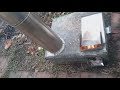Litle rocket stove cooker heater with improved air intake for better starting and fire control