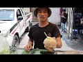 Amazing Street Fruit Cart - Fruit Cutting Skills - Bangkok Asok BTS Station