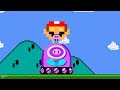 Can Mario Collect Mario and Sonic FLOWER in New Super Mario Bros Wii | Game Animation