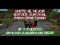 EL MEJOR SERVIDOR SURVIVAL RANKUP PARA CRAFTSMAN 2024