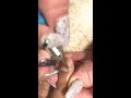 Limpieza de uñas con drill electrico