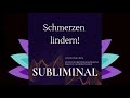 Schmerzen lindern - Stille Subliminal mit Regen Sounds