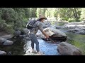 Pack trip through the Bridger Wilderness in the Wind River Mountains of Wyoming