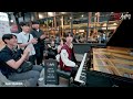 A Boy Pretends To Be A Beginner And Suddenly Speeds Up Canon In Amazing Way With Street Piano
