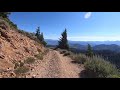 Descending Chumstick Mountain Summit in a Ford Transit