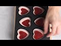 MOUSSE CAKES HEARTS / STRAWBERRY YOGURT. Subtitles ENG