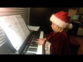 Elle piano girl plays rudolph