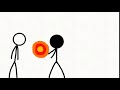 Stickmen fighting I guess