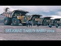 suasana parkir menjelang tahun Baru 2024 @pakemtrj777