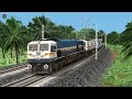 WDP4D Rescue WAP7 Express Train | BUMPY RAILROAD | Train Simulator | Railworks 3 | NTG GAMING