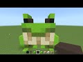 Minecraft Green Frog - Frog Statue - Minecraft Mob Build Tutorial - Minecraft Build