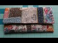 Slow Stitching Boro Sashiko Stitching Wallet Phone Pouch Final Process