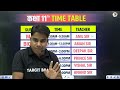 सभी क्लास के बच्चे का नया Routine | Target Board Time Table | Time Table for Class 9 ,10 ,11 ,12