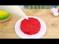 Miniature Rainbow KITKAT Cake Decorating 🌈 Miniature Rainbow KITKAT Cake Decorating Recipes