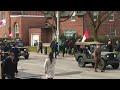 Parade after Remembrance Day service, Brampton, 2021