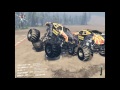 SpinTires 20160602  Crawler spawned directly under a monster truck!