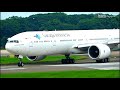 Amazing.. Large Cargo And Passenger Plane Taking Off And Landing