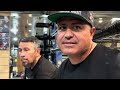ROBERT GARCIA IN CAMP WITN RAYO FOR PITBULL CRUZ FIGHT AND ROBERT LOOKING FOR A SONG IN SPANISH