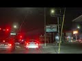 Oakland ca. International blvd, night time street view