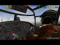 B-25 VIRTUAL. MORNING SHORT FLIGHT (no sound)