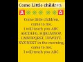 Come little children || English Rhymes #Studytubeclasses