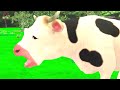 10 Zombie Lions vs Cow Cartoon Rescue Saved By 10 Mammoth Elephant Cow Tiger Fight Cartoon Animal