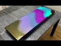 BIG COLOR SHIFT SWIPE! 💫 Acrylic Pouring with Amazing Shine!