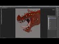 Adobe Photoshop - Dragon Painting part 1