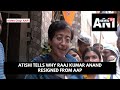 AAP's Atishi Tells Why Raaj Kumar Anand Resigned From The Party | News18 | AAP Vs BJP | Delhi news