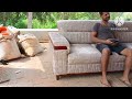 How to make 6 seatar sofa seat/Diwan cot/cushion siyar/stylish furniture by Rajib