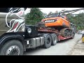 Dua Truk Scania R580 Muatan 53 Ton Dikawal Ketat Oleh Polisi di Tanjung Selor Kaltara
